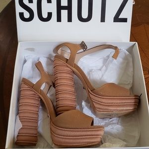 Schutz. High heel Lona Terra Sandals size 8B
